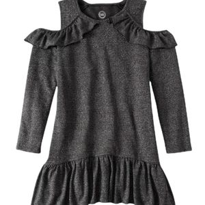 Wonder Nation Girls' Cold Shoulder Hacci Knit Sweater Dress Size 10/12